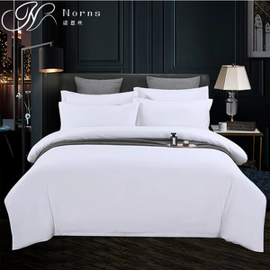 Sábanas de Cama Individuales, Dobles, Queen y King, de Algodón o 40S, 180 Hilos, Diseños Blancos, Sábanas Planas 100% Algodón, Juego de Sábanas 200 Hilos - Product Image 1