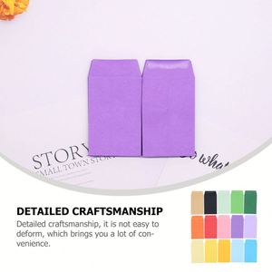 X1112-2 Sobres Pequeños de Papel Coloridos Personalizados al por Mayor, Sobres de Papel para Cartas Comerciales, para Monedas, Semillas, Tarjetas Bancarias, Efectivo - Product Image 3