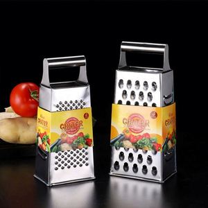 <b>Kitchen</b> <b>Gadget</b> 4-Sided Stainless Steel Box Grater with Handle Manual Cheese Zester for Vegetable & Lemon <b>Kitchen</b> Specialty <b>Tool</b> - Product Image 2