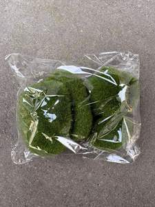 ミックスサイズ軽量セラミック製模擬モスストーン人工石ボールグリーン植物、家庭菜園植木鉢装飾用 - Product Image 5