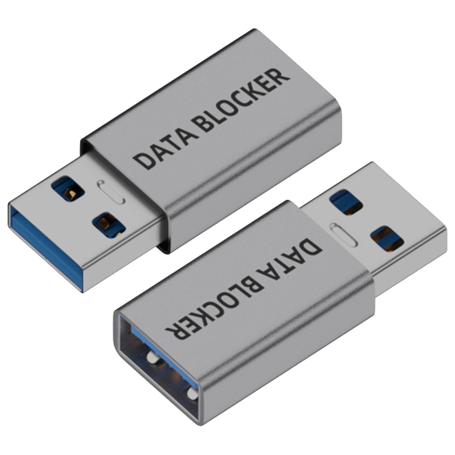 USB A mâle vers USB A femelle Argent
