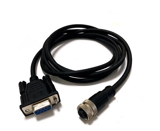 M12 Circular Connector Right Angled Ip67 Pcb 2 Pin Connector M12 M12 to Rs232 Cable Connector