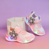 Chaussures pour enfants Princesses neuves, légères, antidérapantes, à amorti, avec éclairage intégré, résistantes à l'abrasion et très rentables
