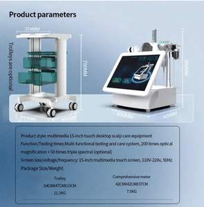 Nouvelle machine processionnelle pour le cuir chevelu avec fonction et analyse de massage du cuir chevelu - Product Image 4