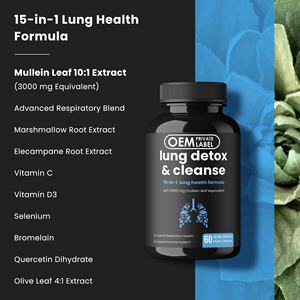 Yetişkinler İçin Karaciğer ve Akciğer Temizleyici Kapsüller, Detoks Desteği, Solunum Sağlığı ve Bağışıklık Sistemini Destekleyen Süt Devedikeni Ekstresi - Product Image 2