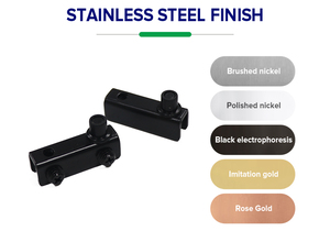 Chất lượng cao Thiết kế hiện đại <span class=keywords><strong>Glass</strong></span> phụ kiện phần cứng pivot bản lề Phụ kiện cho đồ nội thất & Tủ cửa kính - Product Image 5