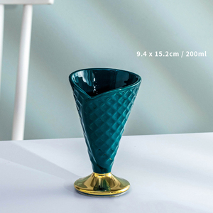 Tazón de Cerámica para Helado, Jarra para Sirope y Yogur, Taza de Cerámica para Helado, Venta al por Mayor para Restaurantes, Cafeterías y Tiendas - Product Image 4