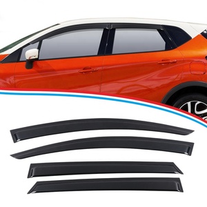 Accessori per auto visiere antipioggia deflettori per finestre scudo per Renault <span class=keywords><strong>Captur</strong></span> 2013-<span class=keywords><strong>2019</strong></span> <span class=keywords><strong>2019</strong></span>- - Product Image 2