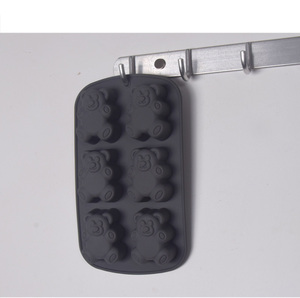 Đa-Chức Năng Gấu Hình Dạng Silicone <span class=keywords><strong>Baking</strong></span> & Pastry Công Cụ Tái Sử Dụng Phim Hoạt Hình Bánh & Sô Cô La Khuôn Ice Cube Khay - Product Image 4