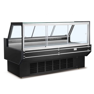 Mostrador Refrigerado para Exhibición de Alimentos en Supermercados, Mostrador Refrigerado para Pescado, Mariscos, Carne Congelada y Refrigerada - Product Image 1