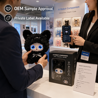 Robot éducatif en peluche IA avec application, télécommande, fonction parlante, en caoutchouc, yeux dynamiques, pour enfants, recharge USB, divertissement