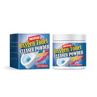 JAKEHOE Nettoyant WC en poudre à haute mousse, désodorisant et nettoyant oxygéné pour toilettes, élimination des odeurs et des taches