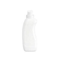 Bouteilles en plastique HDPE de 1000 ml de forme irrégulière, fabriquées en usine, adaptées pour les détergents lessiviels anti-fuite, avec bouchon gradué.