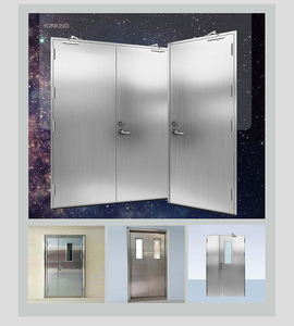 Porte en acier inoxydable Yonking, porte de sécurité personnalisée en acier inoxydable et cadre, porte intérieure ignifugée - Product Image 2