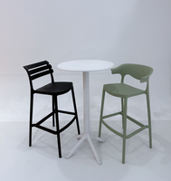 Table de repas extérieure portable moderne en plastique, légère, imperméable et empilable, idéale pour la maison, les restaurants et les hôpitaux – Nouveauté 2026, Vente Flash