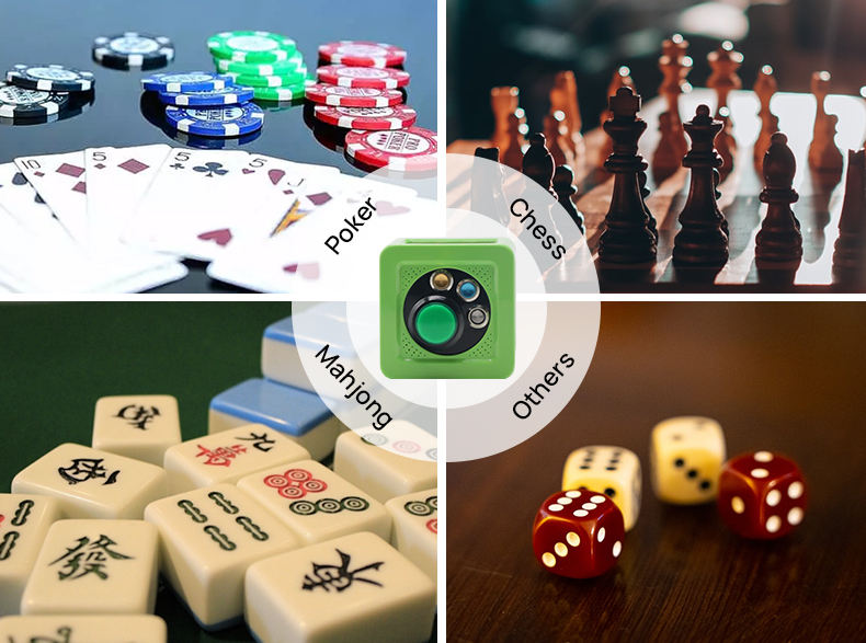 GANXIN Multiple Digital Desktop Cube Timer Visual 20/30/99 Seconds Countdown Shot Clock for Kitchen Study Poker Chess Tournament