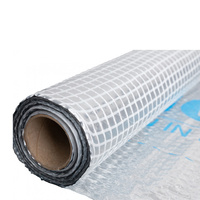 Membrane d'isolation thermique barrière à la vapeur en tissu tissé avec feuille d'aluminium