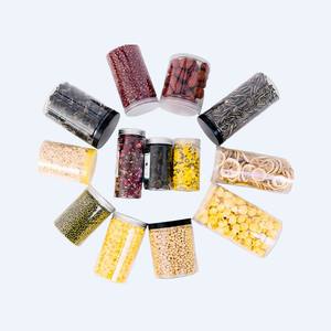 <span class=keywords><strong>Ali</strong></span> <span class=keywords><strong>Baba</strong></span> 32 oz bocal en plastique de qualité alimentaire à large ouverture 16 couvercles à vis pour le stockage des bonbons et des gâteaux pour animaux de compagnie bocaux de stockage esthétiques de 8oz - Product Image 1