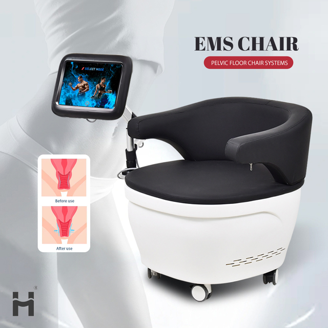 Non-Invasive Electromagnetic Pelvic Floor Muscle Training Chair Kegel Exercise Machine for Beauty Clinic Salon Use