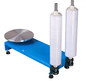 Machine d'emballage semi-automatique pour boîtes en carton sur <span class=keywords><strong>table</strong></span> haute, enveloppeuse manuelle <span class=keywords><strong>de</strong></span> film pour l'emballage alimentaire et des conserves, <span class=keywords><strong>application</strong></span> multi-domaines - Product Image 2