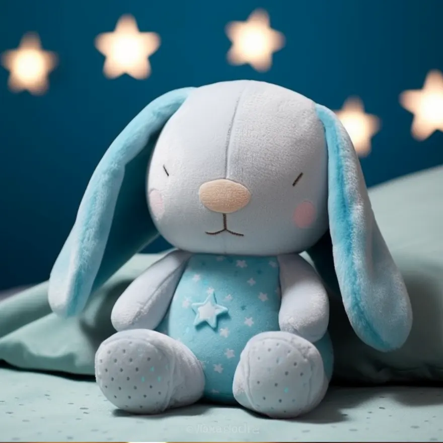 2023 New Arrival Rabbit Plush Sleeping Animal Stuffed Doll Cute Breathing Bear Plush Toy