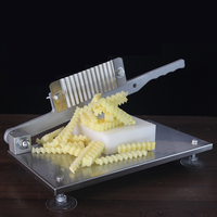 Golfmes voor groentechips, frietjes en aardappelchips