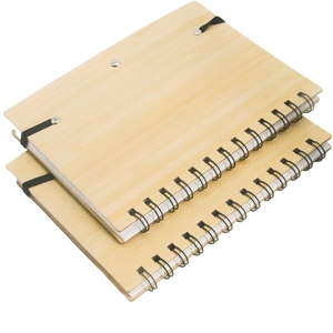 Cuaderno Espiral con Bolígrafo <span class=keywords><strong>para</strong></span> Estudiantes, Suministros de Oficina, Ecológico, de Bambú, Encuadernado en Espiral A5, <span class=keywords><strong>para</strong></span> el Regreso a Clases - Product Image 6