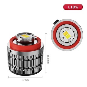 Nueva llegada de alta potencia 80W L1B con ventiladores LED lámpara antiniebla LW5B lámpara de marcha atrás blanco amarillo dorado Daul color luz para Toyota <span class=keywords><strong>Honda</strong></span> - Product Image 2