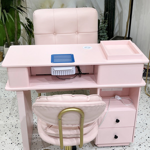 Multi-functional Modern Metal Salon Manicure <b>Table</b> with Drawers and Cleaner Durable Commercial <b>Nail</b> Spa Furniture - Product Image 5