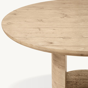 Meubles de salle à manger de style américain RH personnalisés Rhoohill, table à manger en <span class=keywords><strong>bois</strong></span> de chêne massif, table à manger ronde - Product Image 6