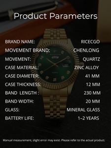 Montre-bracelet à quartz pour <span class=keywords><strong>homme</strong></span>, bracelet en acier inoxydable, <span class=keywords><strong>style</strong></span> minimaliste professionnel, avec affichage de la semaine - Product Image 5