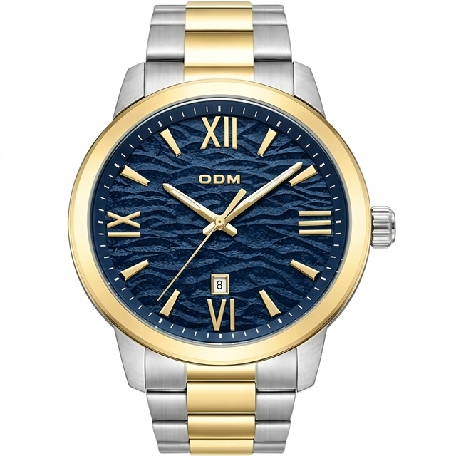 Modern Analog Quartz Men's Rose Gold Stainless Steel Band Glass Crystal Waterproof Luminous 20mm Round New Watch