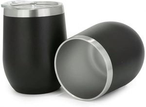 Nouvelle Bouteille d'Eau Tendance et Écologique en Acier Inoxydable Isotherme 12oz, Verre à Vin en Acier Inoxydable - Product Image 5
