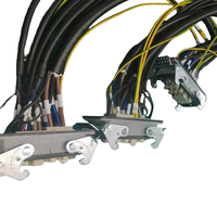 Arnés de Cableado Electrónico Industrial Personalizado con Núcleo de Cobre TTU, Conector Aéreo Rectangular de Alta Resistencia, Terminal de Fusión TUU
