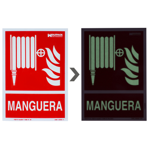 Letrero Fluorescente de Vinilo 21x 30 (Ht.) cm. - Product Image 2