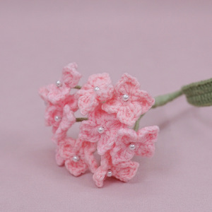 Handmade Knitted Crochet Hydrangea and <strong>Daisy</strong> Artificial Flowers-Beautiful Colorful <strong>Gifts</strong> for Mother's Day Easter New Year - Product Image 4