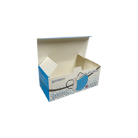 Boîte d'emballage de masque facial en carton blanc personnalisé avec doublure éponge UV avantage logo vide personnalisation utilisation d'enveloppe de parfum