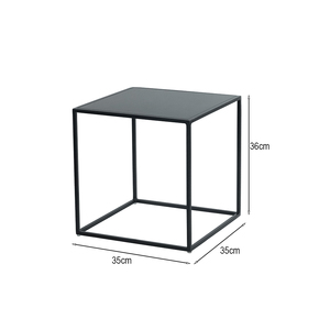 Foryoudecorer moderno semplice tavolino da caffè in ferro <span class=keywords><strong>quadrato</strong></span> nordico - Product Image 2