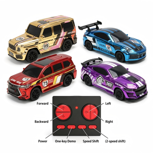 <span class=keywords><strong>Voiture</strong></span> RC miniature en alliage 1/64, 4 roues motrices, drift, contrôle par application 2.4G, corps en métal moulé sous pression, 60 minutes d'autonomie, jouet télécommandé pour enfants et adultes - Product Image 1