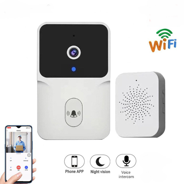 Hot Sale Wholesale TUYA Smart Wireless Video Doorbell 2.4G Wifi Doorbell HD Near Edition Mutual Chat Anti-theft Doorphone
