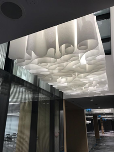 יוקרתי לבן בצורת בצורת בצורת טבעת וילון עם רצועות אור רעלה וילון בתקרת חתונה ייחודית - Product Image 5