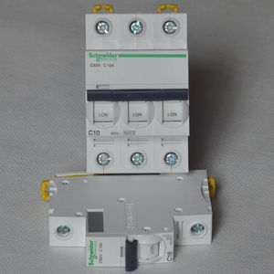 Interruptor Automático Miniatura Original IC65N 3P C10A A9F18310 Schneider IC65N 1A-63A 1P 2P 3P 4P Curva: BCD - Product Image 4