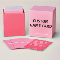 Ensembles de cartes à jouer personnalisées de haute qualité pour adultes, jeux de cartes ivres pour couples