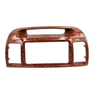 Wood Grain Center Air Vent Panel For Toyota Camry 2003-2006 Dash Frame <b>Kit</b> Plastic <b>Polished</b> Finish - Product Image 5