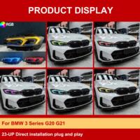 J ONE Led Drl Rgb Contrôle de la couleur par téléphone pour BMW Série 3 G20 G21 2023-Up Drl Multicolore Module Drl Pièces et accessoires automobiles