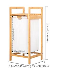<span class=keywords><strong>Panier</strong></span> à <span class=keywords><strong>linge</strong></span> sale en toile <span class=keywords><strong>de</strong></span> bambou avec poignée <span class=keywords><strong>de</strong></span> cadre séparateur coulissant pour chambre ou salle <span class=keywords><strong>de</strong></span> bain - Product Image 6