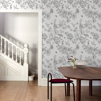 Autocollants muraux imperméables en PVC personnalisés pour salon, décoration intérieure, fresques murales à motif répété chinois