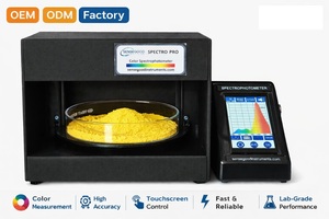 เครื่องวิเคราะห์สีดัชนีความเหลือง YI ความแม่นยำสูง CIE Lab Hunter Lab Spectrophotometer สำหรับขมิ้น ข้าว น้ำมันเนย ควอตซ์ - Product Image 2