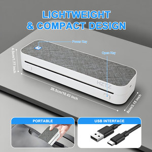 <span class=keywords><strong>Mini</strong></span> Pocket máy in 8-inch xách tay máy in không dây A4 giấy nhiệt inkless máy in tương thích với iOS Android máy tính xách tay - Product Image 6