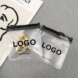 Custom PVC frosted zipper jewelry <b>bags</b>, high-quality jewelry pouches, jewelry gift <b>bags</b>, sealed <b>packaging</b> <b>bags</b> for accessories - Product Image 1